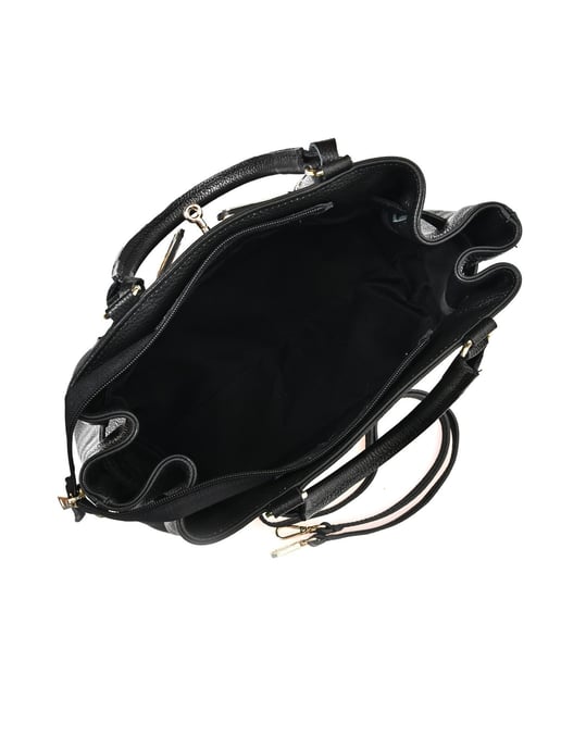 Anna Luchini Negro Bolso de cuero - Image 4