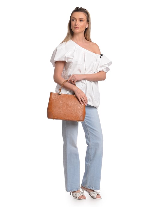 Anna Luchini Brown Bolso de cuero - Image 5