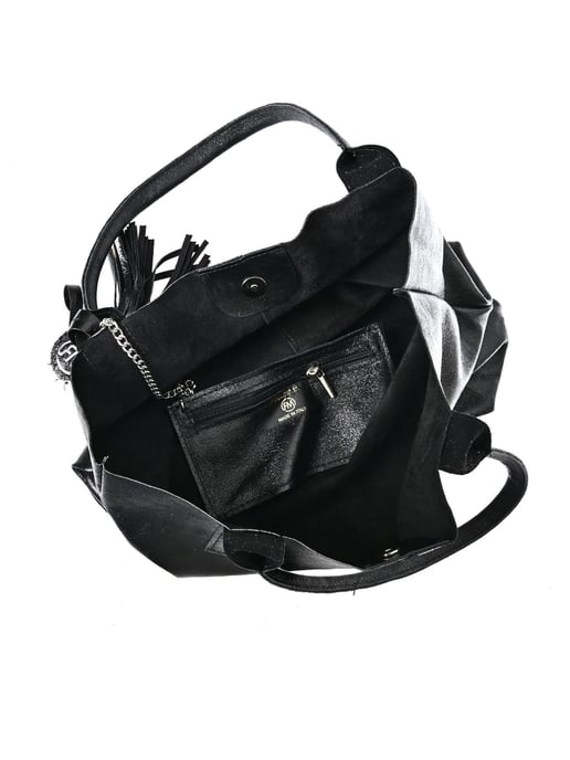 Roberta M Negro Bolso de cuero - Image 4