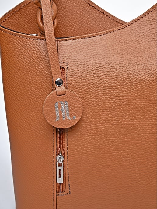 Anna Luchini Brown Bolso de cuero - Image 3