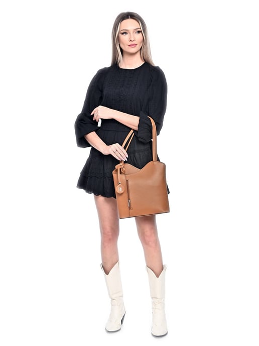 Anna Luchini Brown Bolso de cuero - Image 5