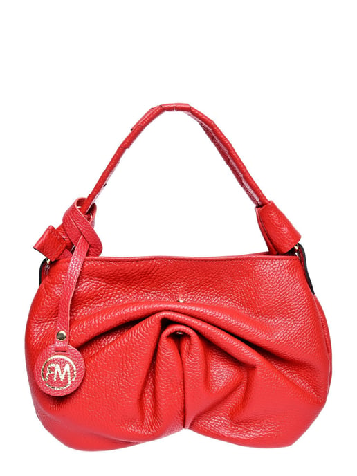 Roberta M Rojo Bolso de cuero - Image 1