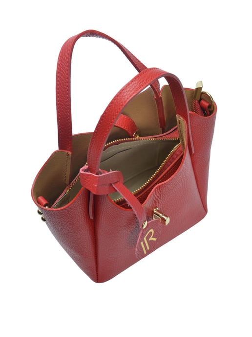 Isabella Rhea Rojo Bolso de cuero - Image 4