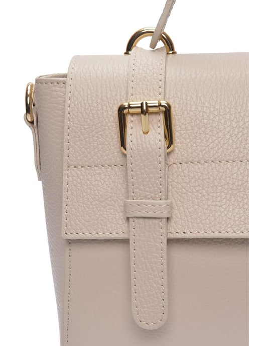 Anna Luchini Beige Bolso de cuero - Image 3