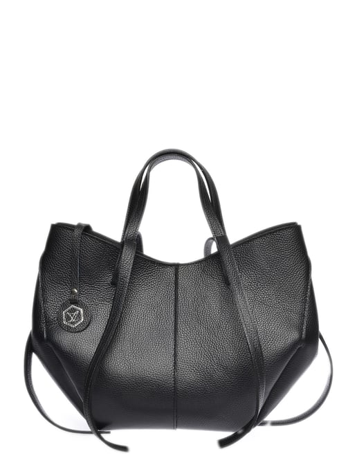 Luisa Vannini Negro Bolso de cuero - Image 1