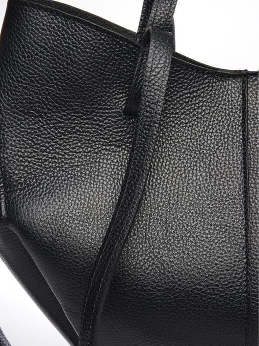 Luisa Vannini Negro Bolso de cuero - Image 3