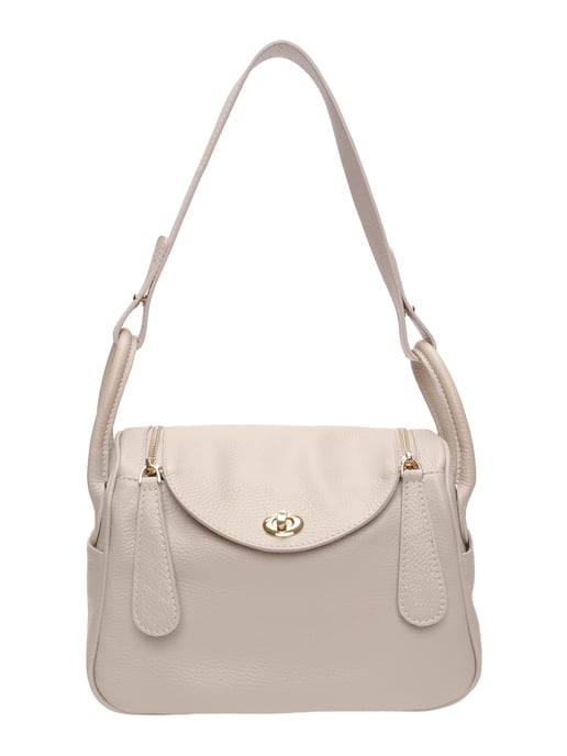 Luisa Vannini Beige Bolso de cuero - Image 1
