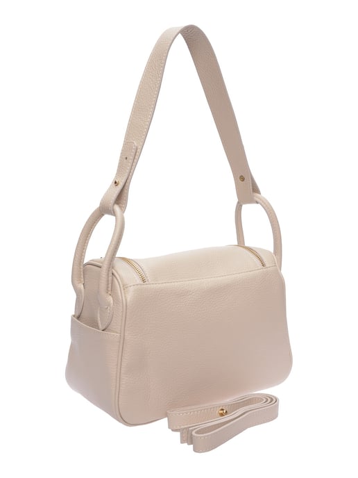 Luisa Vannini Beige Bolso de cuero - Image 2