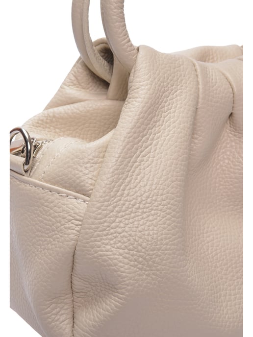 Luisa Vannini Beige Bolso de cuero - Image 3