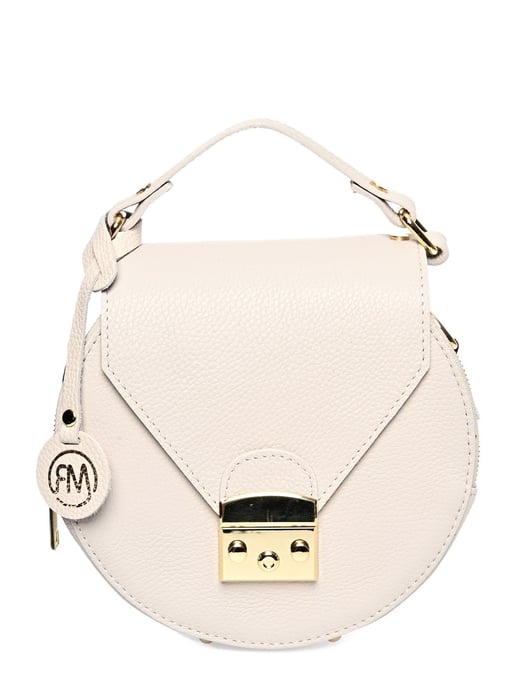 Roberta M Beige Bolso de cuero - Image 1