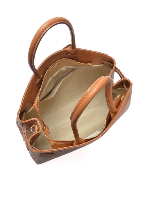 Anna Luchini Brown Bolso de cuero - Image 4