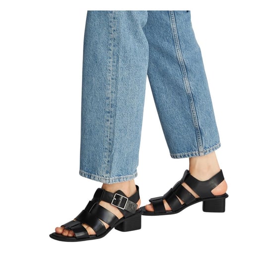 Sandalias Planas de Poliéster Negras Calvin Klein Jeans - Image 3