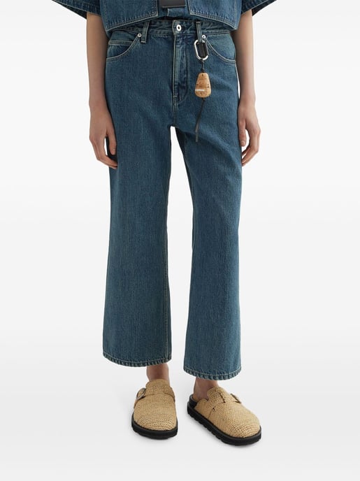 Jeans de pierna ancha de mezclilla - Image 1