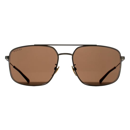 Gucci Cuadrado Hombre Oro Marrón GG2096SA - Image 1