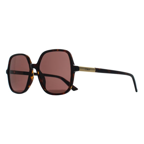 Chloe Square Womens Marrón habana oscuro CH0362S - Image 2