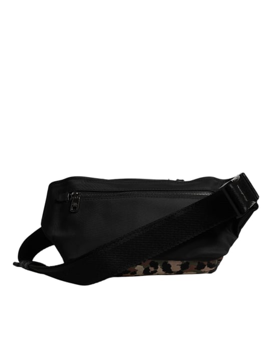 Bolso de Cintura Fanny Pack con Logo DG de Leopardo Multicolor de Dolce & Gabbana - Image 4