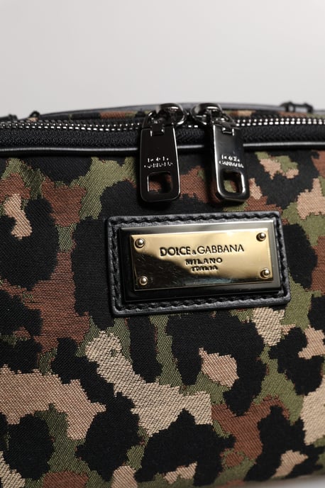 Bolso de Cintura Fanny Pack con Logo DG de Leopardo Multicolor de Dolce & Gabbana - Image 6