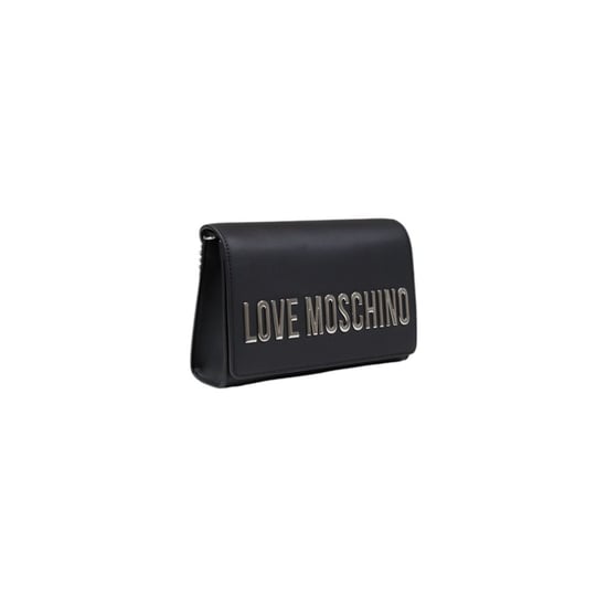 Bolso de mano negro de polietileno Love Moschino - Image 3