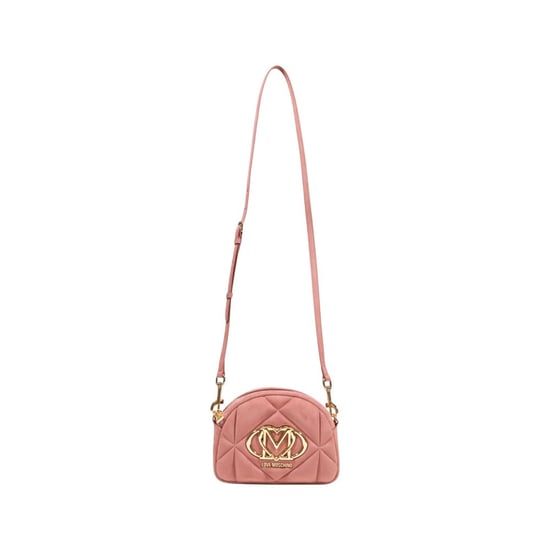Bolso de Cuero Suede Rosa Love Moschino - Image 2