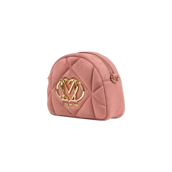Bolso de Cuero Suede Rosa Love Moschino - Image 3