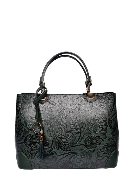 Anna Luchini Verde Bolso de cuero - Image 1