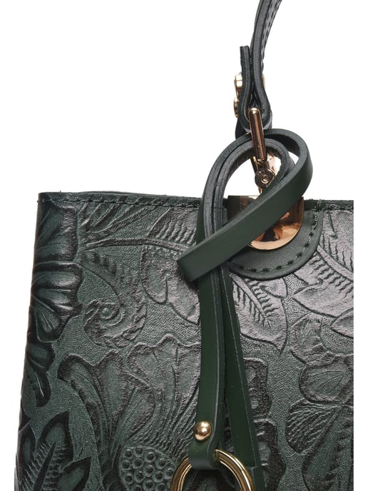 Anna Luchini Verde Bolso de cuero - Image 3