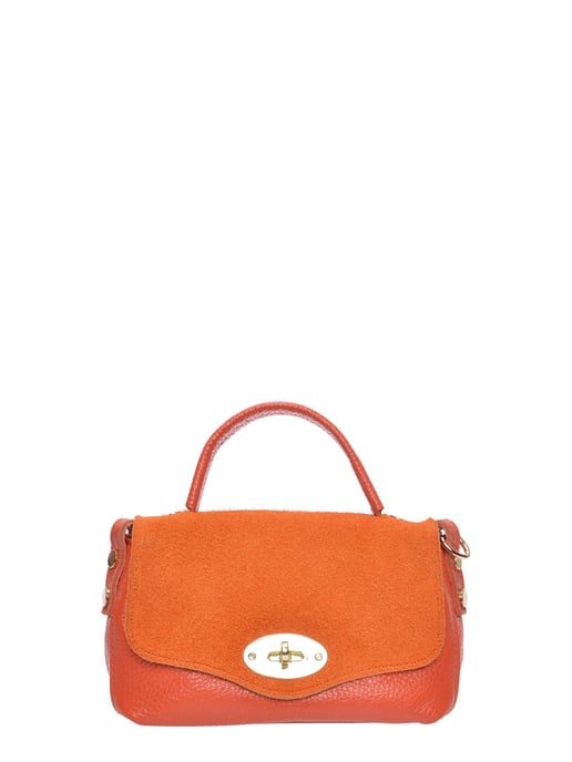 Roberta M Naranja Bolso de cuero - Image 1