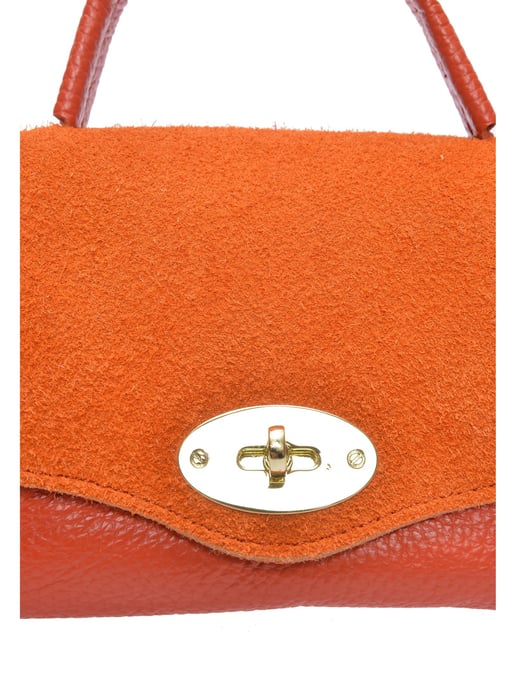 Roberta M Naranja Bolso de cuero - Image 3