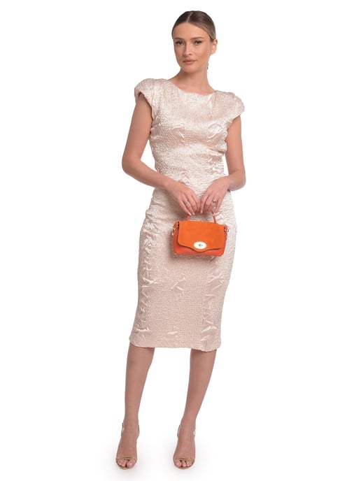 Roberta M Naranja Bolso de cuero - Image 5