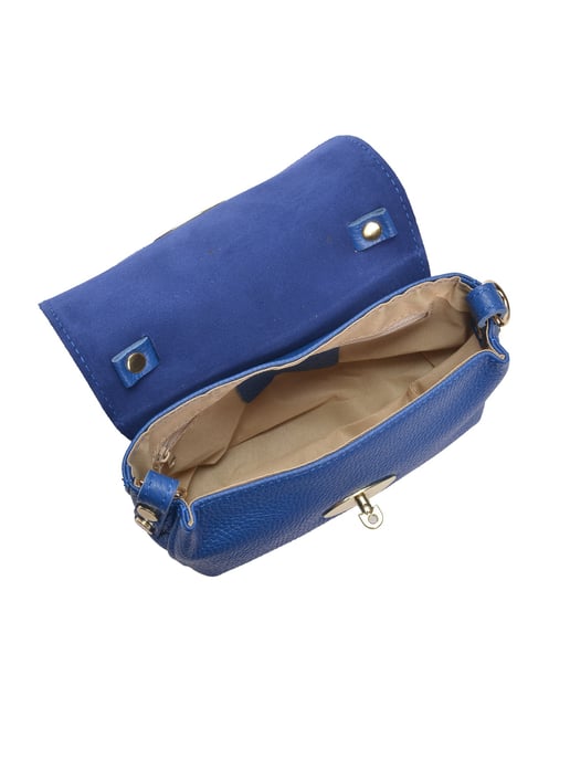 Roberta M Azul Bolso de cuero - Image 4