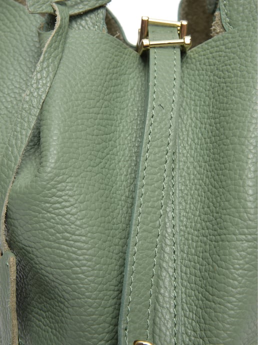 Anna Luchini Verde Bolso de cuero - Image 3