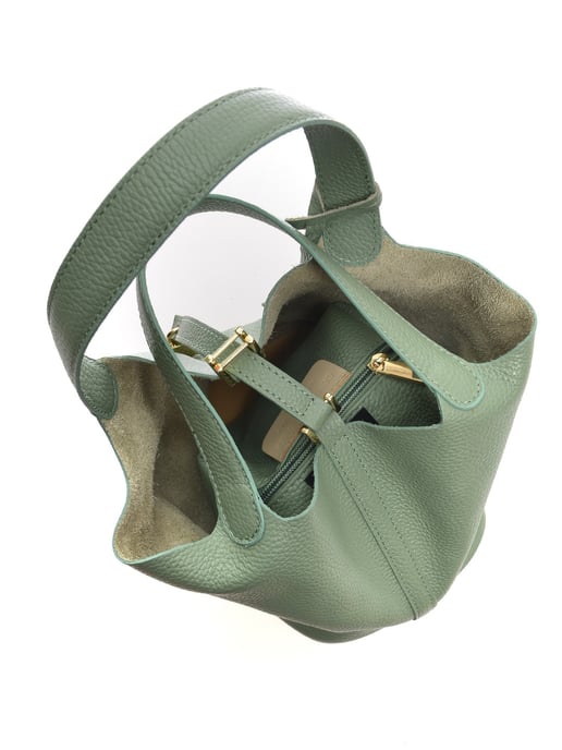 Anna Luchini Verde Bolso de cuero - Image 4