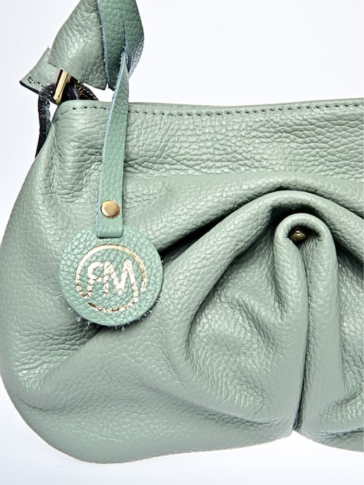 Roberta M Verde Bolso de cuero - Image 3