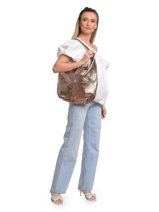 Anna Luchini Bronce Bolso de cuero - Image 5