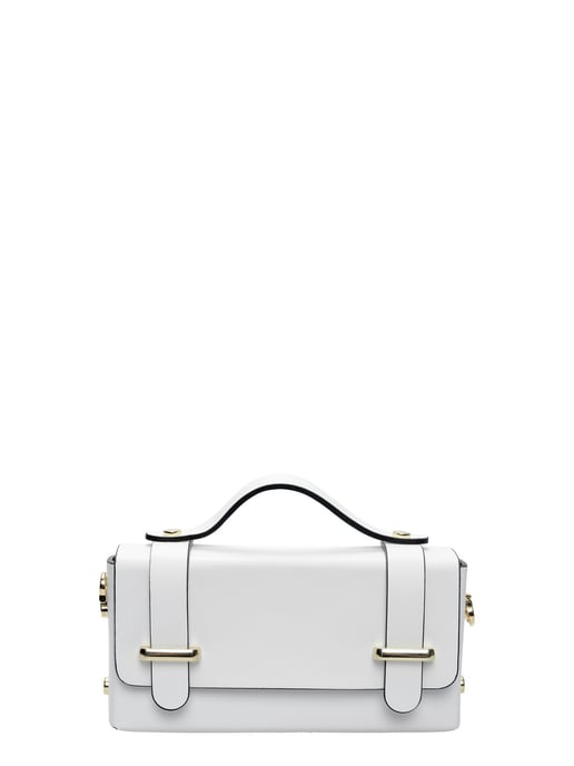 Isabella Rhea Blanco Bolso de cuero - Image 1