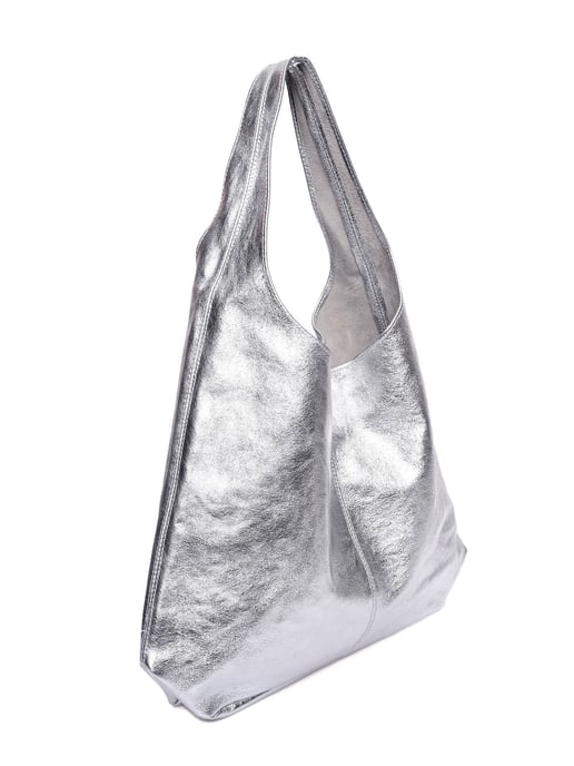 Luisa Vannini Plata Bolso de cuero - Image 2