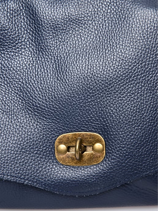 Anna Luchini Azul Bolso de cuero - Image 3