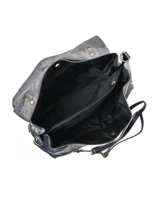 Anna Luchini Azul Bolso de cuero - Image 4