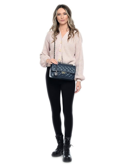 Isabella Rhea Azul Bolso de cuero - Image 5