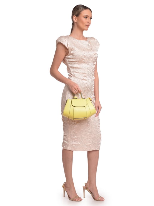 Luisa Vannini Bicolor Bolso de cuero - Image 5