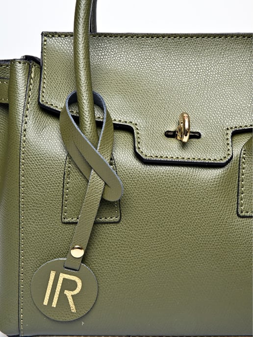 Isabella Rhea Verde Bolso de cuero - Image 3