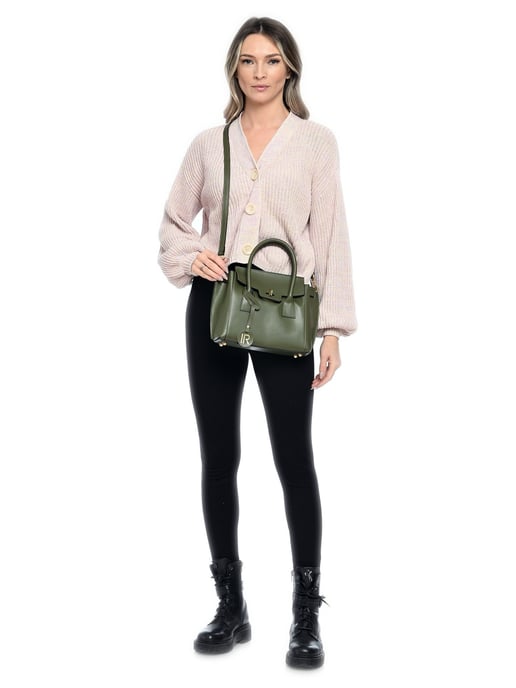 Isabella Rhea Verde Bolso de cuero - Image 5