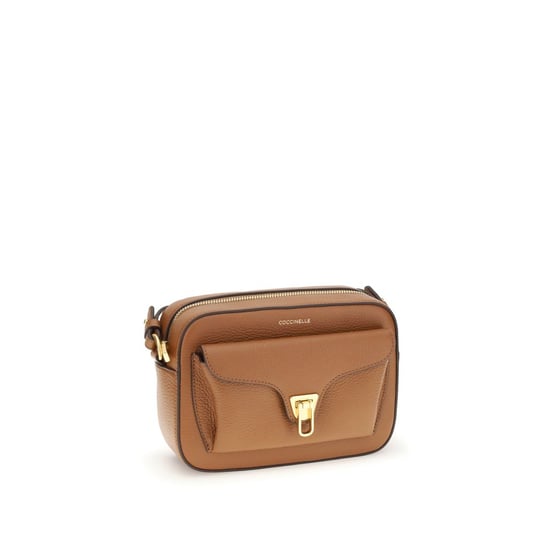Bolso de Hombro Bos Taurus de Cuero de Ternera Marrón Coccinelle - Image 2