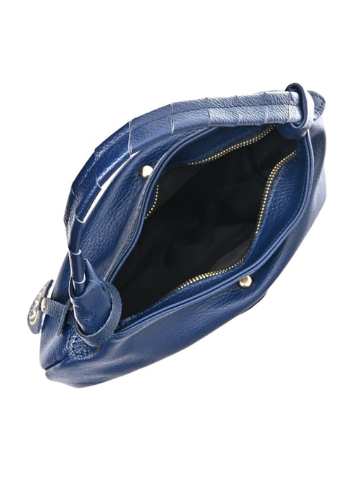 Roberta M Azul Bolso de cuero - Image 4