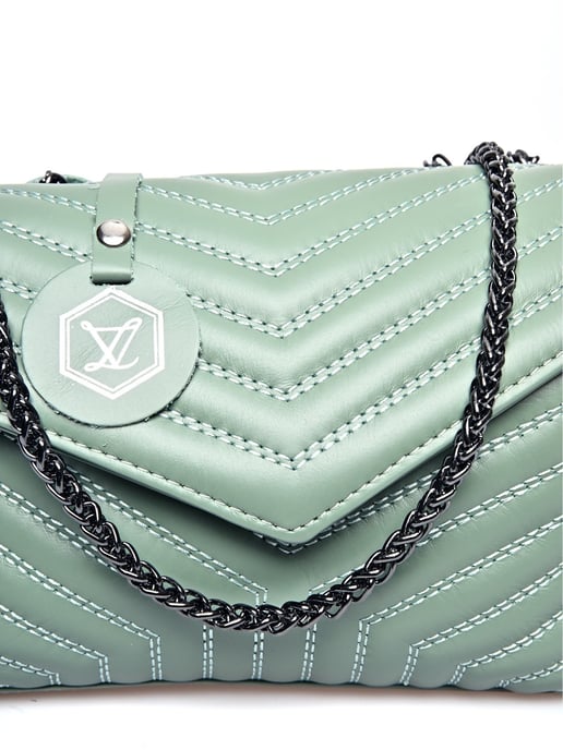 Luisa Vannini Verde Bolso de cuero - Image 3