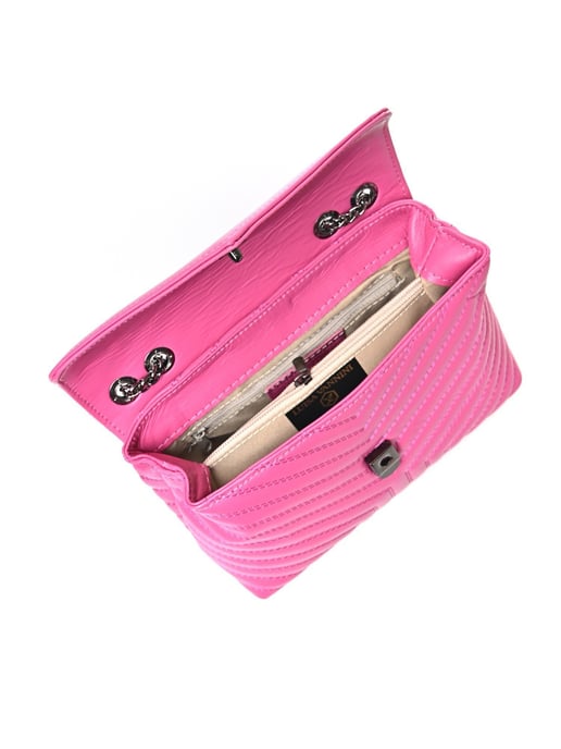 Luisa Vannini Fucsia Bolso de cuero - Image 4
