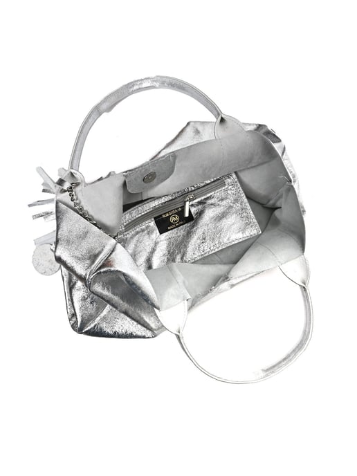 Roberta M Plata Bolso de cuero - Image 4
