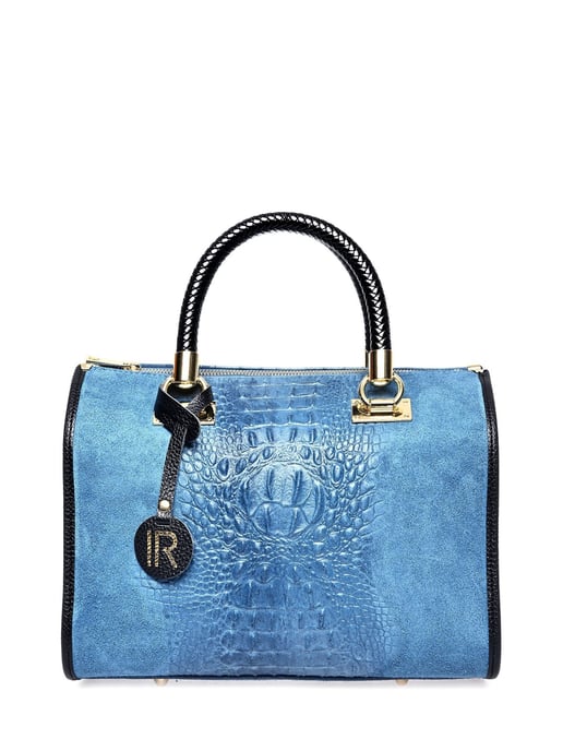 Isabella Rhea Azul Bolso de cuero - Image 1