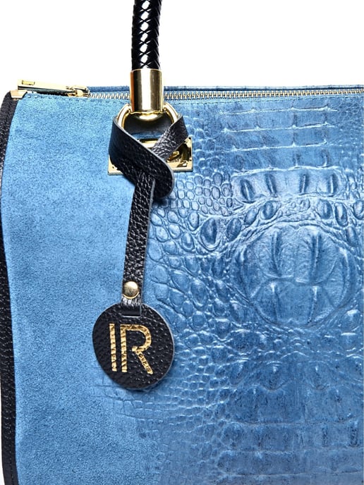 Isabella Rhea Azul Bolso de cuero - Image 3