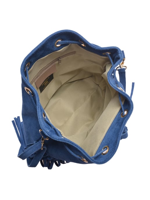 Roberta M Azul Bolso de cuero - Image 4